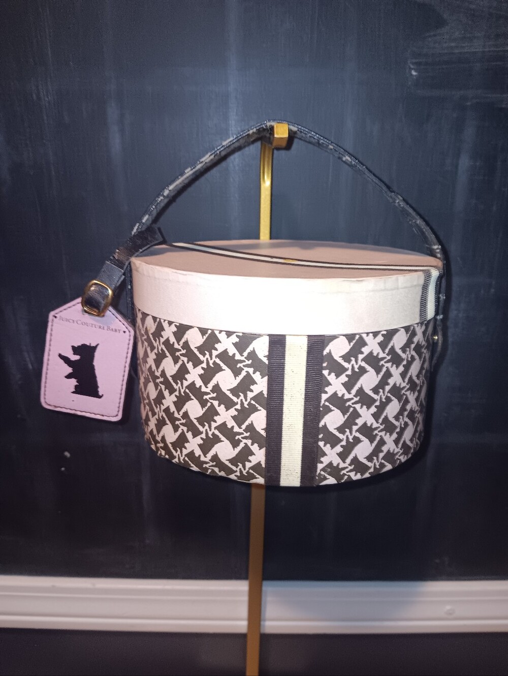 Juicy Couture Vintage Y2k Pink Scottie Box Collectable Pet Bowl